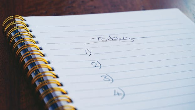 study schedule template