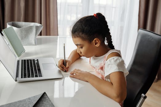 student studying with practice tests