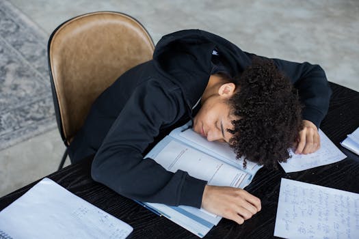 students preparing for exams