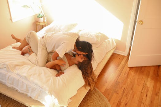 peaceful bedroom setting
