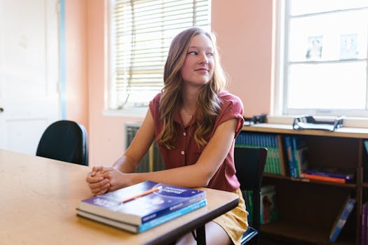 students studying alone with textbooks