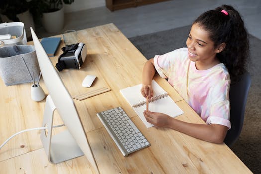 students studying with a timer