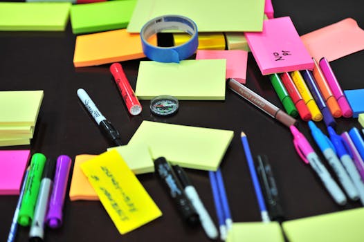 Color-coded notes example