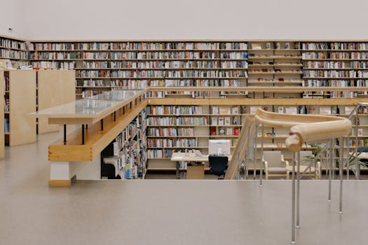 organized study area